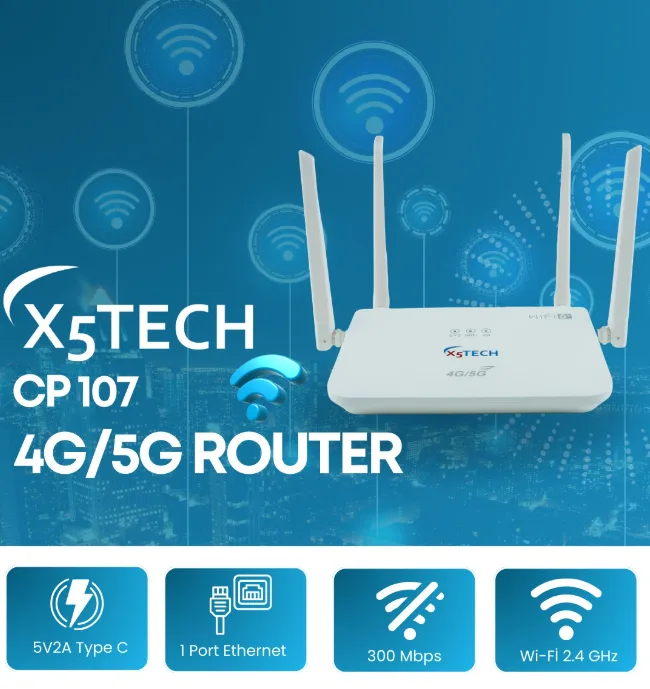 BKD CP107 4G Modem 4 Antenli Wifi 6 Wireless Router
